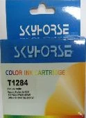 Kaseta brez gobice za Epson SH1284 yellow, C13T12844010,T1284,BX320FN,BX525WD